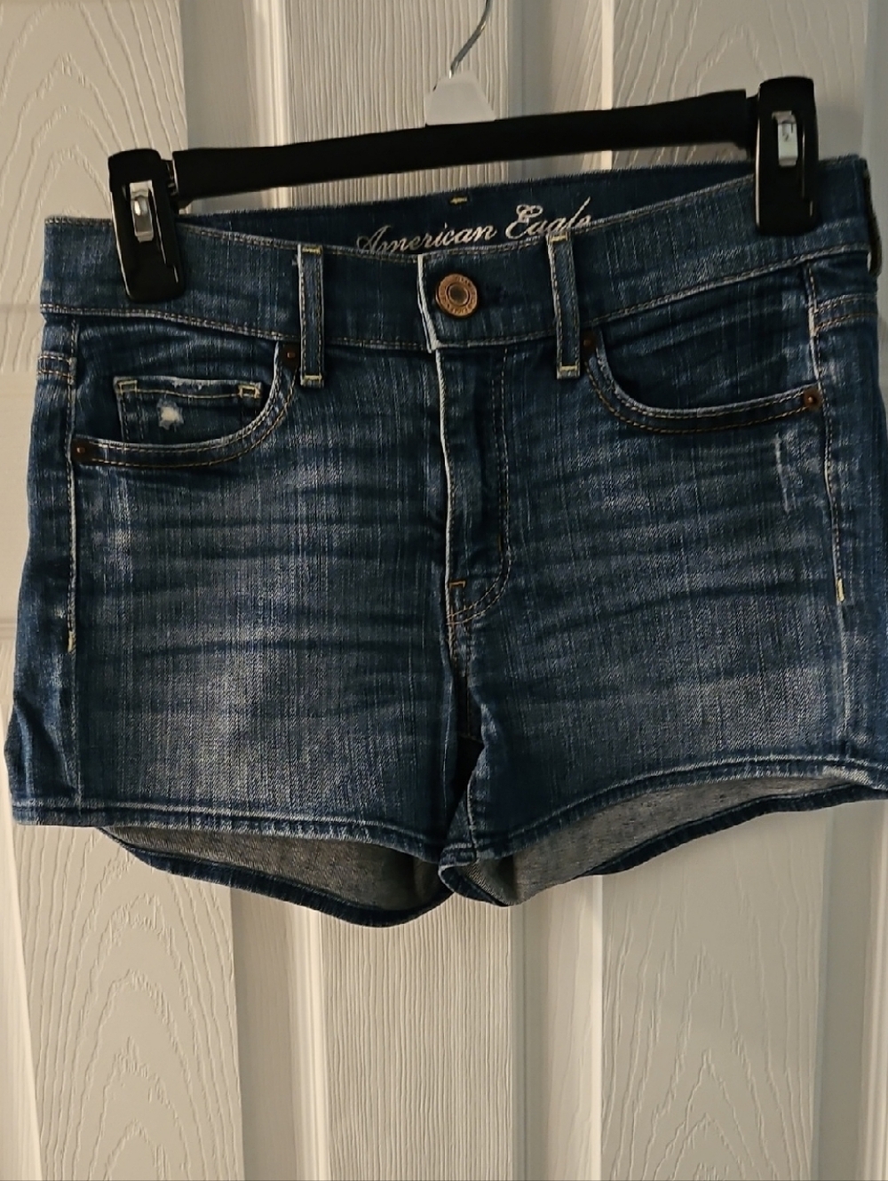 American Eagle Outfitters AE Blue Washed Denim Jean Shorts SIZE 2